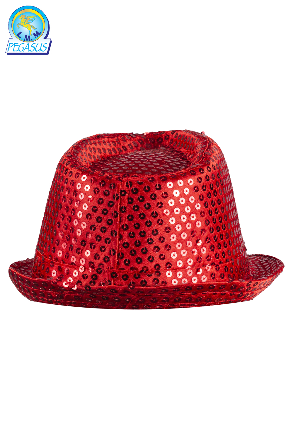 CAPPELLO PAILLETTES ROSSO